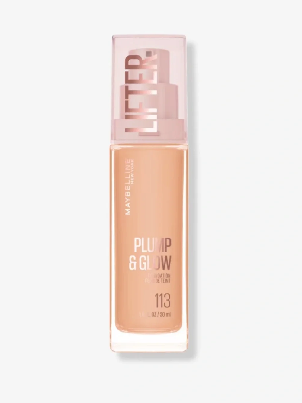 Maybelline Lifter Plump & Glow Foundation Hyaluronic Acid 113
